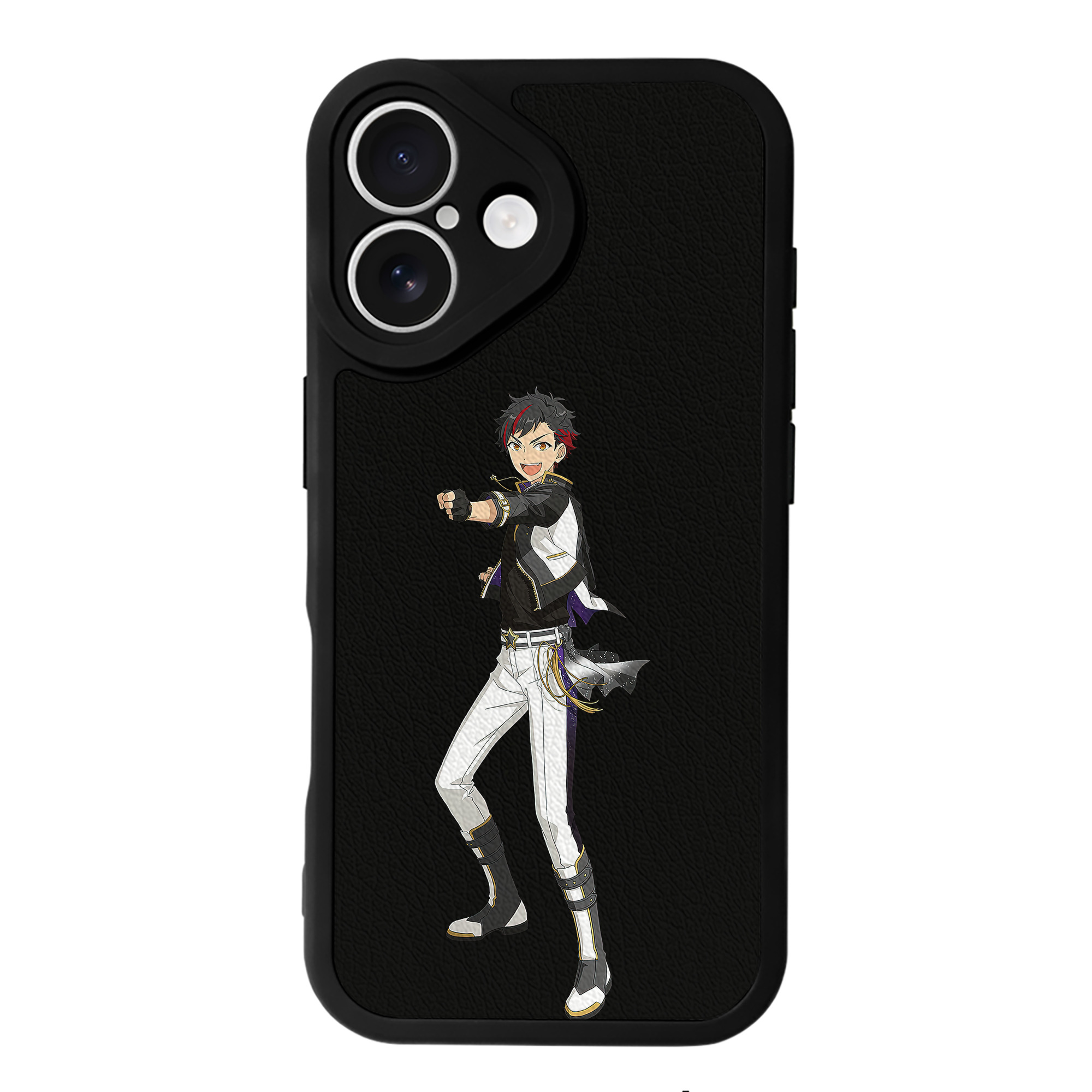 （画像用） あんさんぶるスターズ! Ensemble Stars 【iPhone 16シリーズ対応】シリコンスマホケース（レザー調） 材質：シリコン